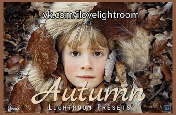 Пресет Autumn дети и осенние листья для lightroom